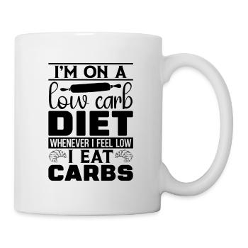 I'm On A Low Carb Healthy Living Low Carb Lover - Mug - white - Right