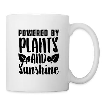 Propulsé par les plantes Alimentation saine Végétalien Amateur de régime - Mug blanc - blanc - Droite