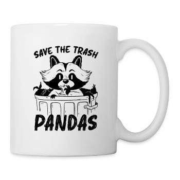 Save The Trash Panda Nature Lover Conservationists - Mug - white - Right