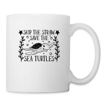 Évitez les conservationnistes de la réserve naturelle de Straw - Mug blanc - blanc - Droite