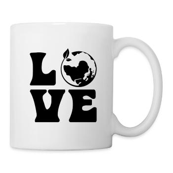 Love Planet Earth Nature Lovers Conservationists - Tasse - Weiß - Rechts