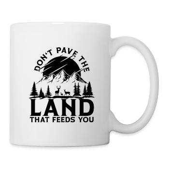 Ne pavez pas la terre Défenseurs de l’environnement - Mug blanc - blanc - Droite