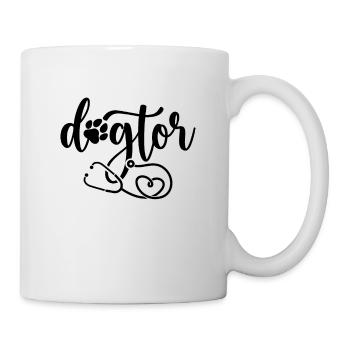 Dogtor Veterinary Vet Tech Pet Doctor Veterinarian - Mug - white - Right