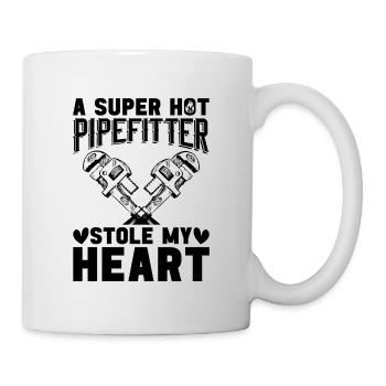 A Super Hot Pipefitter Pipes Foreman Pipefitters - Mug - white - Right