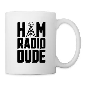 Ham Radio Dude Loves Frequency Ham Radio Operator - Mug - white - Right