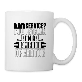 No Service No Problem Frequency Ham Radio Operator - Mug - white - Right