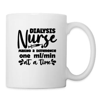 Dialysis Technician Dialysis Nurse Making Hospital - Mug - white - Right
