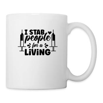 I Staff People For Medical Assistant Dialysis Tech - Mug - white - Right