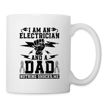 I'm An Electrician And Repair Worker Electrician - Tasse - Weiß - Rechts