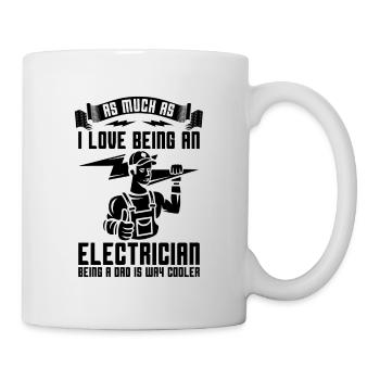 As Much As I Love Electrical Inductor Electrician - Mug - white - Right