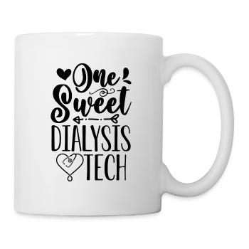 One Sweet Dialysis Technician Nurse Dialysis Tech - Mug - white - Right