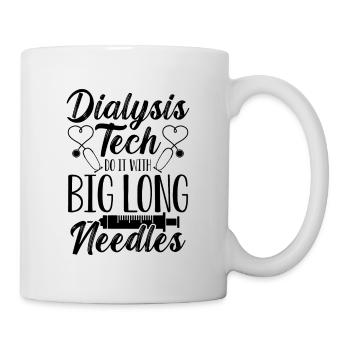 Dialysis Tech Do It Nephrology Nurse Dialysis Tech - Mug blanc - blanc - Droite