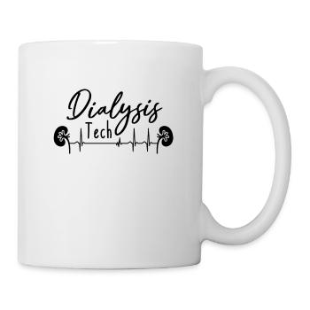 Infirmière en dialyse Tech en dialyse néphrologue médicale - Mug blanc - blanc - Droite