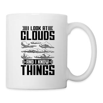 I Look At The Meteorology Forecast Meteorologist - Tasse - Weiß - Rechts