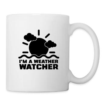 Je suis météorologue spécialiste des prévisions météorologiques - Mug blanc - blanc - Droite