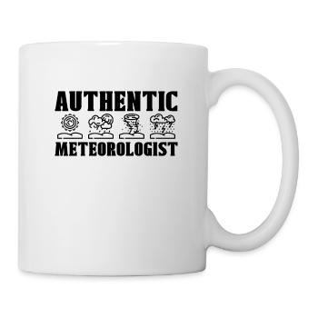 Authentic Meteorologist Forecasting Meteorologist - Mug - white - Right