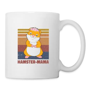 Hamster Mama Animal Lover Pet Owner Rodents Hamste - Tasse - Weiß - Rechts