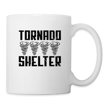 Tornado Shelter Tornadoes Hurricane Tornado Chaser - Tasse - Weiß - Rechts
