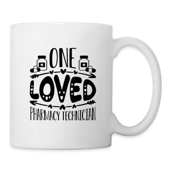One Love Pharmacy Technician Medication Pharmacist - Mug - white - Right