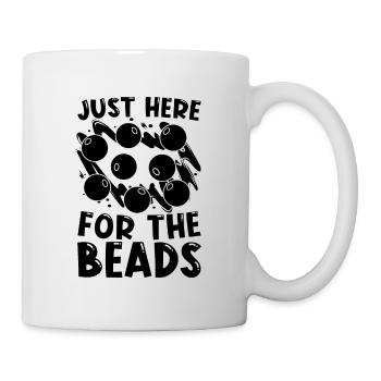 Just Here For The Beading Beadwork Jewelry Beader - Mug - white - Right