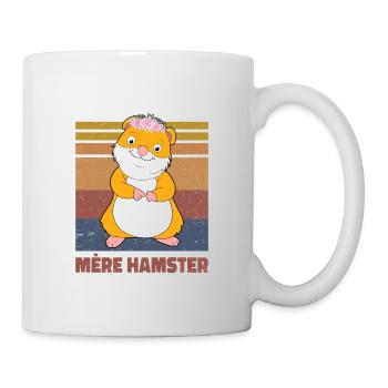 Mere Hamster Graphic Animal Lover Pet Owner Hamste - Tasse - Weiß - Rechts