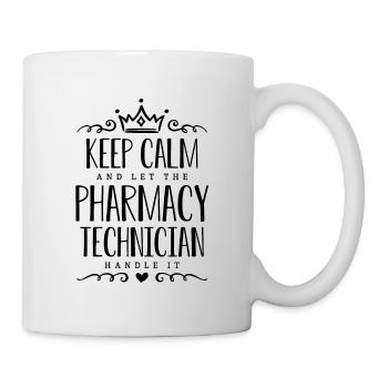 Keep Calm And Let Medication Heath Care Pharmacist - Mug - white - Right