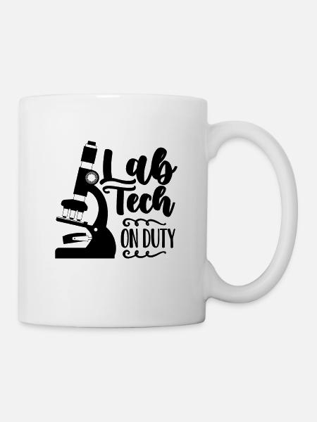 Lab Tech On Duty Healthcare Laboratory Technician - Tasse - Weiß