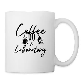 Technicien de laboratoire en café et en sciences médicales - Mug blanc - blanc - Droite