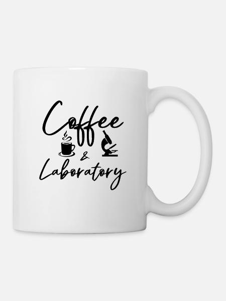 Coffee And Medical Scientist Laboratory Technician - Tasse - Weiß