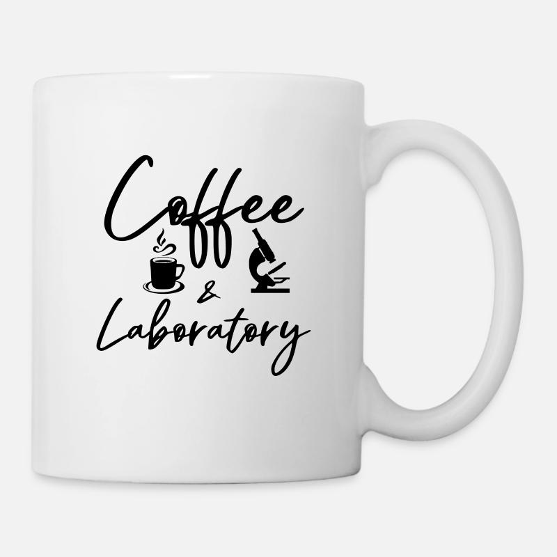Coffee And Medical Scientist Laboratory Technician - Tasse - Weiß