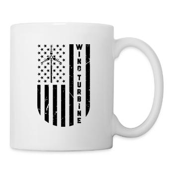Wind Turbine Renewable Energy Turbine Technician - Mug - white - Right