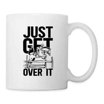 Il suffit de s’en remettre Chevaux de course Animaux Coureur de chevaux - Mug blanc - blanc - Droite