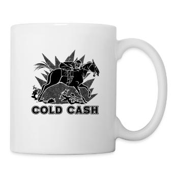 Cold Cash Horse Racing Thoroughbred Horse Racer - Mug blanc - blanc - Droite