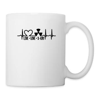 Live Love X-ray Tech Radiologist X-ray Technician - Mug - white - Right