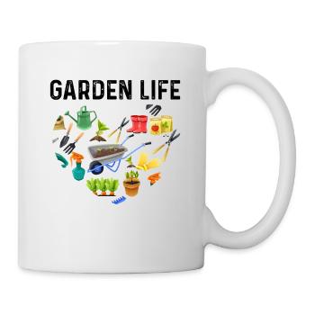 Garden Life Gardener Horticulturist Gardening Land - Tasse - Weiß - Rechts