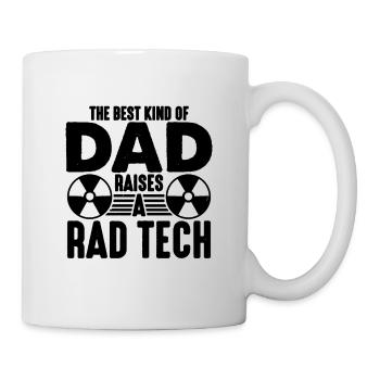 The Best Kind Of Dad Radiographer X-ray Technician - Mug - white - Right
