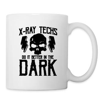 X-Ray Techs Do It Better Science X-ray Technician - Mug - white - Right