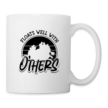 Floats Well With Others Rafting Paddling Paddle - Mug - white - Right
