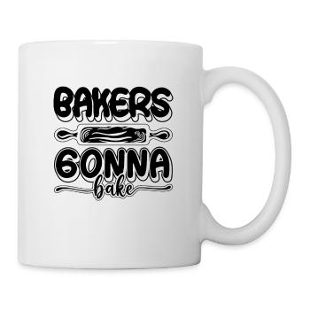 Les boulangers vont à la cuisson Cupcake Cake Chef de boulangerie - Mug blanc - blanc - Droite