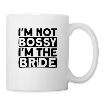 Je ne suis pas autoritaire Je suis la mariée - Bridal JGA - Mug blanc - blanc - Droite