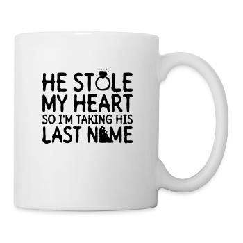 Braut Junggesellinnenabschied JGA Lustig - Tasse - Weiß - Rechts