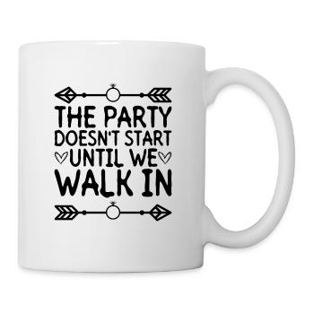 Mariage Tenue partenaire marié - Mug blanc - blanc - Droite