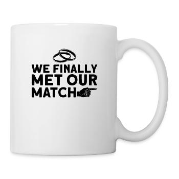 Mariage Tenue partenaire marié - Mug blanc - blanc - Droite