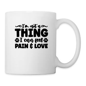 Je ne suis pas une chose Les animaux abandonnés adoptent un amoureux des animaux - Mug blanc - blanc - Droite
