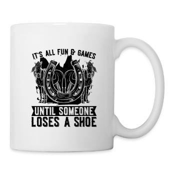 It's All Fun & Games Farrier Forging Farriers - Mug - white - Right