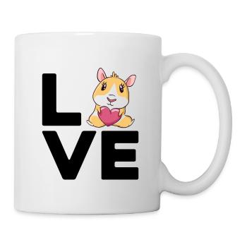 Love Graphic Hamster Pet Owner Animal Lover Rodent - Tasse - Weiß - Rechts