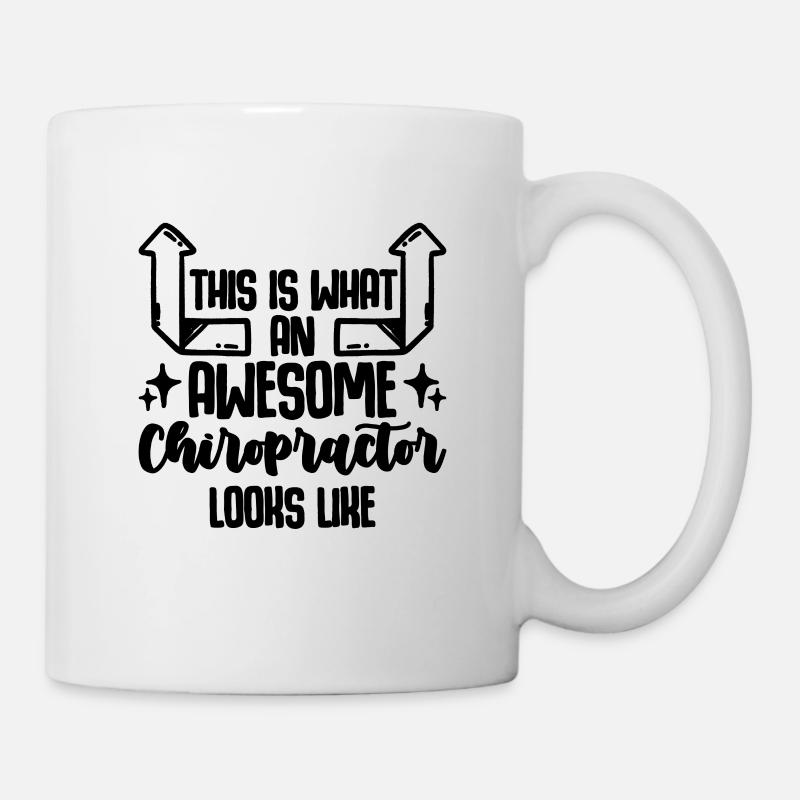C’est ce qu’un chiropraticien chiro génial docteur - Mug blanc - blanc