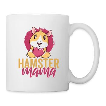 Hamster Mama Animal Lover Pet Owner Rodents Hamste - Tasse - Weiß - Rechts