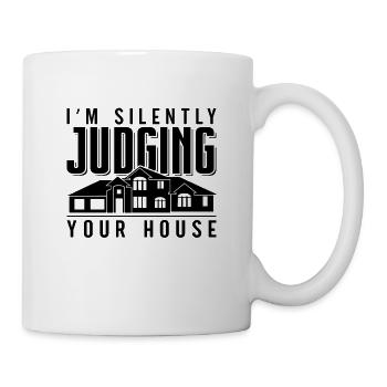 Architectes Je juge l’architecture de votre maison - Mug blanc - blanc - Droite
