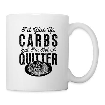 I'd Give Up Carbs Healthy Living Low Carb Lover - Mug - white - Right